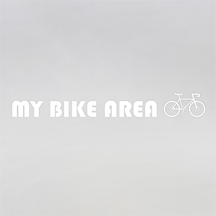 Bike Area Vinyl Sticker