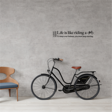 Load image into Gallery viewer, Life Bike Vinyl Sticker
